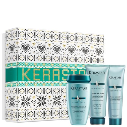 Kérastase Resistance Gift Set - Shampoo, Conditioner & Treatment For Very Damaged Hair