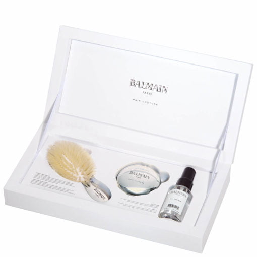 Balmain Luxury Silver Brush And Mirror