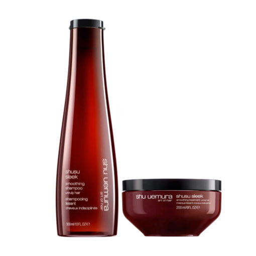 shu uemura Shusu Sleek Shampoo & Masque Bundle - For Course Hair