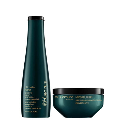 shu uemura Ultimate Reset Shampoo & Masque Bundle - For Very Damaged Hair