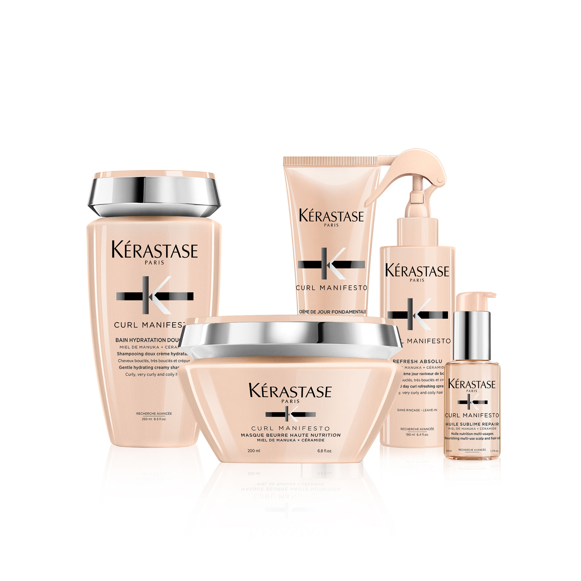Kerastase Curl Manifesto Complete Care for Very Curly Hair – Shampoo,  Conditioner, Spray, Masque & Gel | mcIntyres Dundee Hairdressers