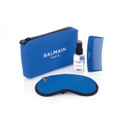 balmain hair cosmetic bag limited edition spring summer 2021 blue