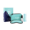 balmain hair cosmetic bag limited edition spring summer 2021 turquoise with box 2