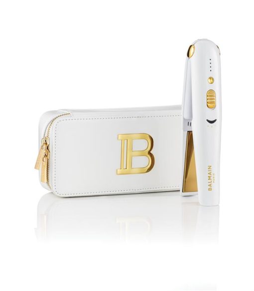 Balmain Cordless Hair Straighteners Limited Edition FW21 - White/Gold