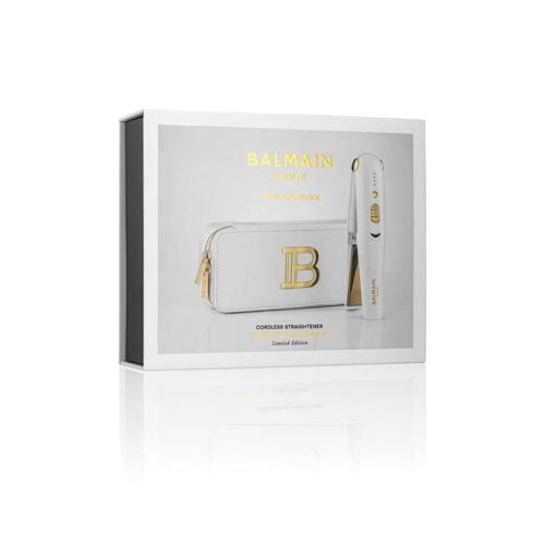 Balmain Cordless Hair Straighteners Limited Edition FW21 - White/Gold - Image 3