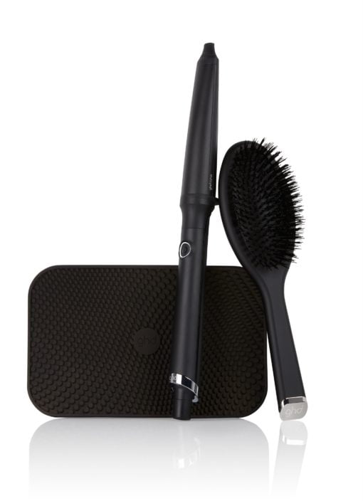 ghd Curve Creative Curl Wand Gift Set with Oval Dressing Brush and Heat Resistant Mat