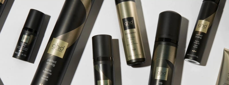 ghd hair products banner