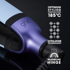 ghd Platinum Hair Straighteners in Pastel Blue Limited Edition iD Collection features
