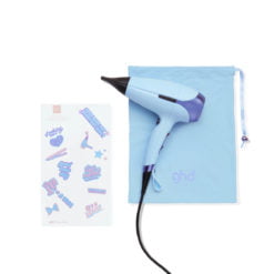 ghd helios hair dryer pastel blue limited edition id collection with stickers
