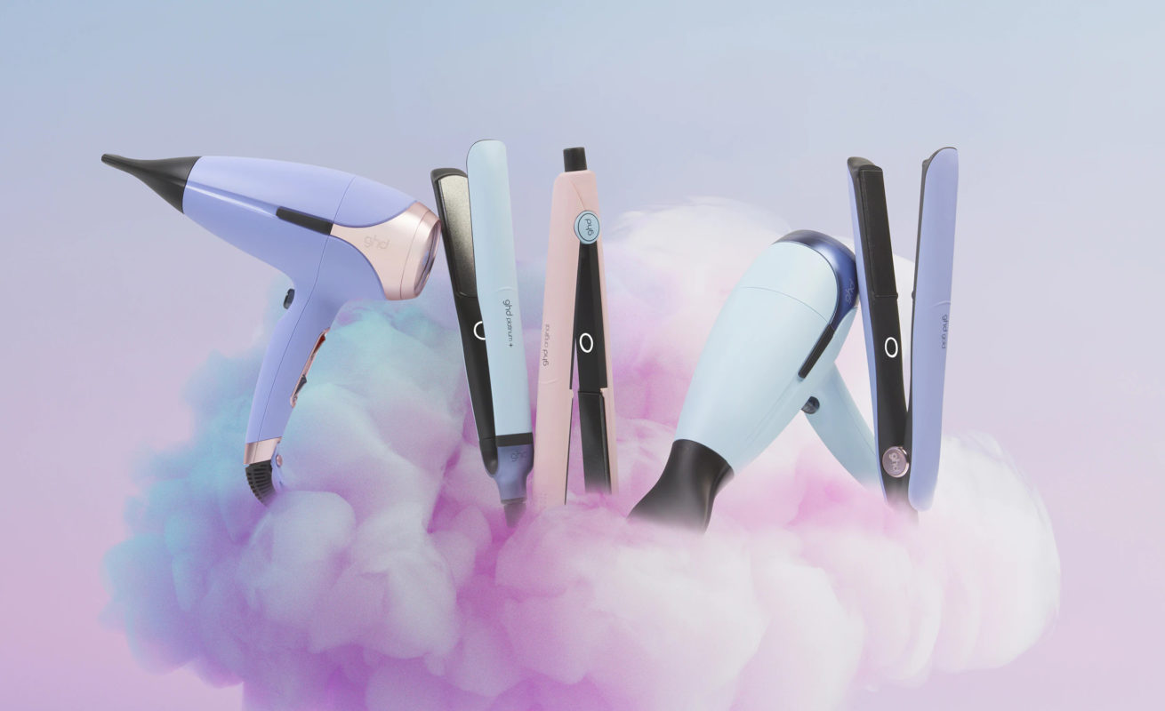 ghd Releases New iD Collection Pastel Colour Hair Straighteners