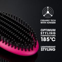pink ghd Glide smoothing Hot Brush Image 3