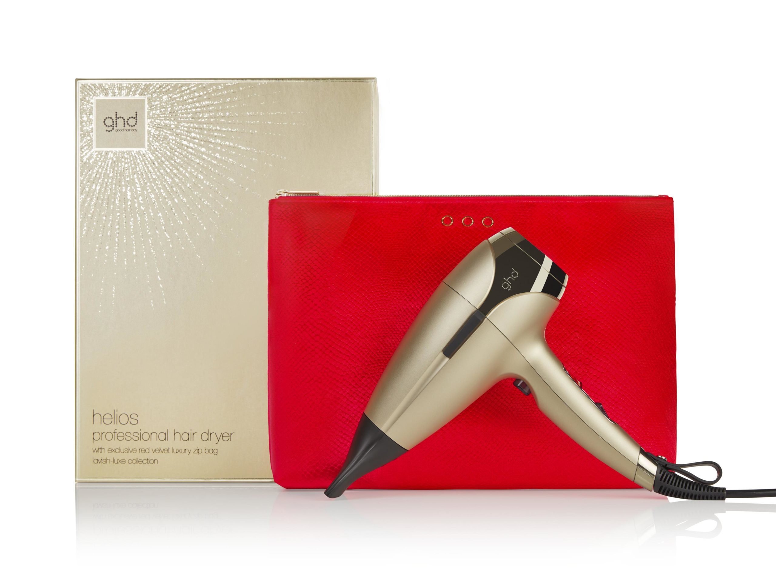 ghd Gift Set 'Grand Luxe' Champagne Gold Helios Hair Dryer