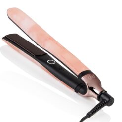 ghd Platinum+ hair straighteners in pink peach