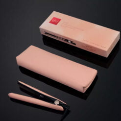 ghd gold hair straighteners peach pink w box