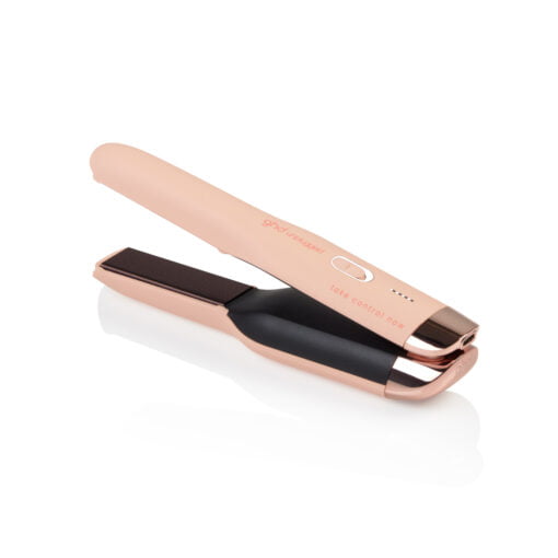 ghd unplugged hair straighteners peach pink